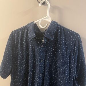 Abercrombie & Fitch Navy Blue Casual Shirt
